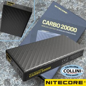 Nitecore - CARBO 20000 - Powerbank 20000mAh 20W ultraleicht - Powerbank