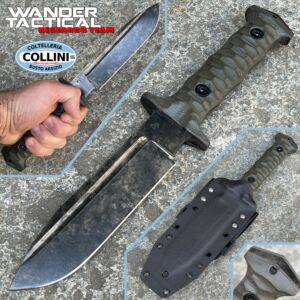 Wander Tactical - Centuria Drop - Marmor & Micarta Grun - Custom Knife