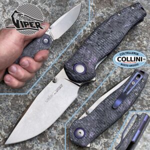 Viper – Vale Messer von Vox – Purple Dark Carbon Fiber – MagnaCut – V6006FCP – Messer