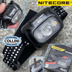 Nitecore - NU31 - Schiefergrau - USB wiederaufladbare Stirnlampe - 550 Lumen und 145 Meter - Led-Taschenlampe