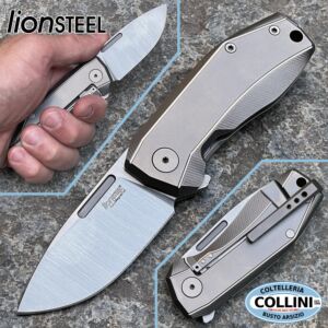 Lionsteel - Nano - Titanium Grey & CPM MagnaCut - NA01 GY - Messer