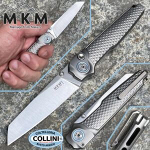 MKM - Miura - M390 Button Lock - Titanium Grau - MI-T - Messer