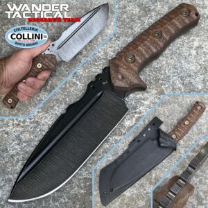 Wander Tactical - Uro Tactical - Raw & Braun Micarta - Handwerk Messer