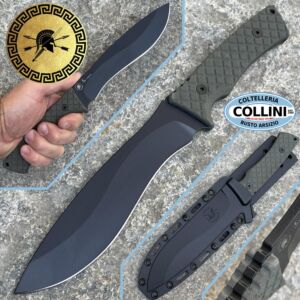 Spartan Blades - Machai Messer Grün - Feststehende Klinge Pro Grade- SBSL002BKGR - Messer