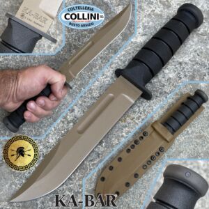 Spartan Blades - Spartan-Ka-Bar - FDE MagnaCut & Coyote Kydex - SB54DEBKKYTN - Messer