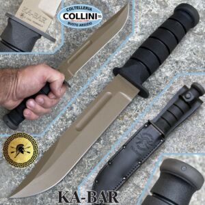 Spartan Blades - Spartan-Ka-Bar - FDE MagnaCut & Leder - SB54DEBKLTBK - Messer