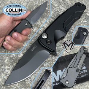 Medford Knife and Tool - Smooth Criminal - S35VN PVD Klinge, schwarze Griffe - MK039 - Messer