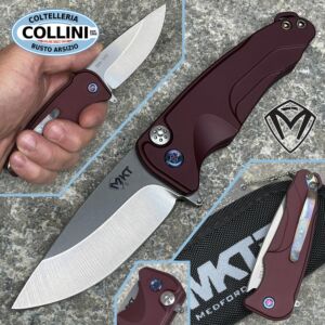 Medford Knife and Tool - Smooth Criminal - S35VN getrommelte Klinge, rote Griffe - MK039 - Messer