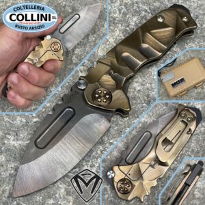 Medford Knife and Tool - Micro Praetorian T - S45VN Vulcan DP, bronzefarbene Glasgriffschalen - MK0084 - Messer