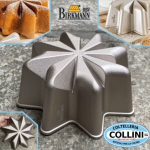 Birkmann - STAR Kuchenform aus Aluminiumdruckguss, Durchmesser 24 cm