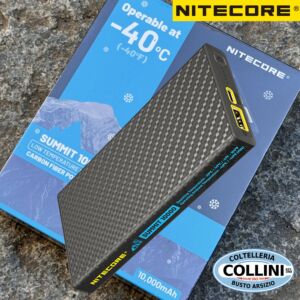 Nitecore - SUMMIT 10000 - Power Bank aus kälteresistentem Kohlefaser-Material -40°C