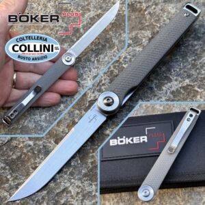 Boker Plus - Kaizen Flipper Messer - Gray G10 & Satin S35VN - 01BO678SOI - Messer