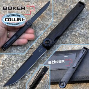 Boker Plus - Kaizen Flipper-Messer - Schwarzes G10 & S35VN - 01BO689 - Messer