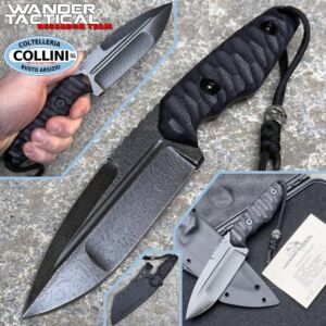 Wander Tactical - Freedom Medieval - Schwarzes Micarta - maßgefertigtes Messer