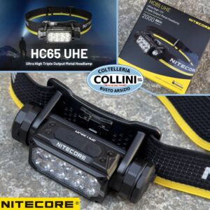 Nitecore - HC65 UHE - USB wiederaufladbare Stirnlampe - 2000 Lumen und 222 Meter - Led-Taschenlampe