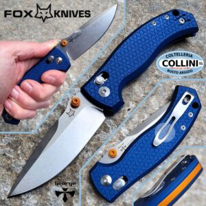 Fox - Anzu von Les George - MagnaCut & Blaues Aluminium - FX-560 ALOR - Messer