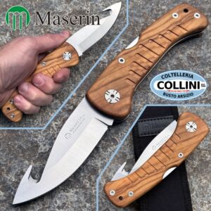 Maserin - Jagdmesser mit Olivengriff und Skinner - 763/OL - Messer