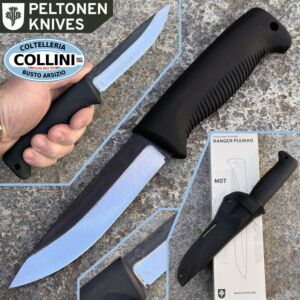 Peltonen Knives - M07 Ranger Puukko - Schwarz Unbeschichtet - FJP146 - Messer