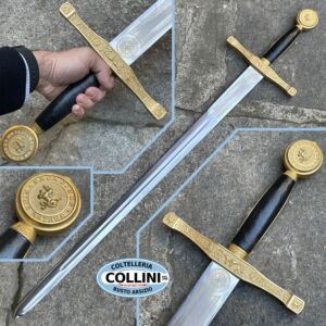 Gladius - Excalibur Schwert - golden - historisches Schwert