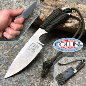 White River Knife & Tool - BackPacker - Green Paracord - messer