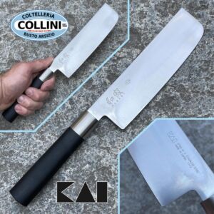 Kai Japan - Wasabi 6716N - Nakiri-Messer 165mm - Kuchenmesser