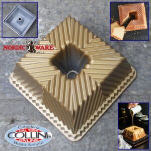 Nordic Ware  - Mold Donut-Platz - Gold-Version