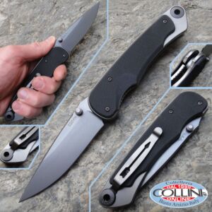 Spartan Blades - Akribis Tungsten Flat Black - SF1 - coltello