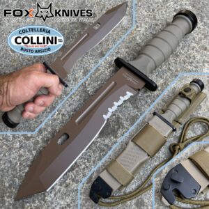 Fox - Oplita Combat Knife - Kraton G-Coyote Tan - FX-0171116 - coltello