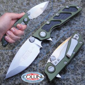 Microtech - DOC Green Stone Washed - Death on Contact - 153-4GR - coltello