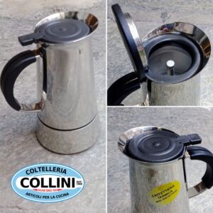 Made in Italy - Thermische Kaffeemaschine aus Edelstahl - 6 tz - vintage