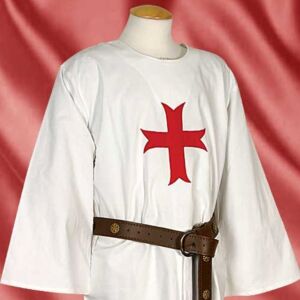 Museum Replicas Windlass - Tunica Templare 100868 Taglia S/M - abbigliamento medievale