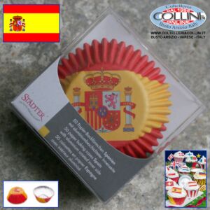 Städter - Sep Papier Muffincup Flaggenmotiv - Spanien