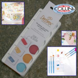 Decora - Cake- Malerei Palette für Farbe mit Deckel - 9271030
