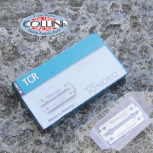 Tondeo - TCR Lamette inox - Compatibile unicamente con shavette di marca Tondeo - lametta