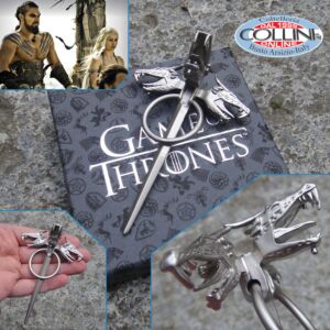 Il Trono di Spade - Spilla Daenerys Targaryen tre teste di Draghi - NN0040 - Game of Thrones
