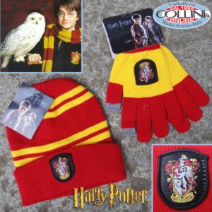 Harry Potter - Gryffindor Hut + Handschuhe Gelb / Rot - Cinereplicas