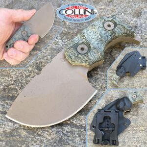 Wander Tactical - Tryceratops Erde & Green Micarta - kundenspezifische Messer
