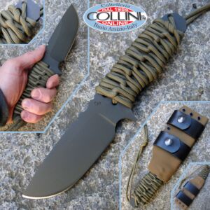 Wander Tactical - Lynx Gun Kote OD Green Paracord - coltello custom