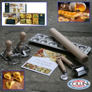 Made in Italy - Ravioli und Tortellini Starter-Set - In Geschenkheft mit Anleitungen Werkzeug-Set