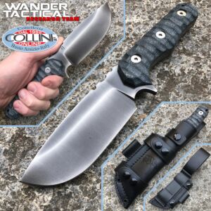 Wander Tactical - Lynx Black Blood & Wüsten Micarta - individuelles Messer