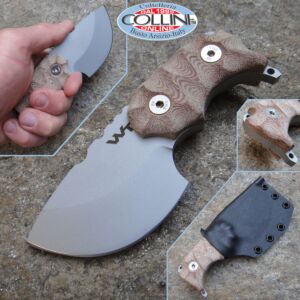 Wander Tactical - Tryceratops - BS & Desert Micarta kundenspezifische Messer