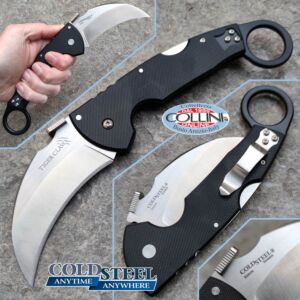 Cold Steel - Tiger Claw Karambit Messer - Plain Edge - 22KF - Messer