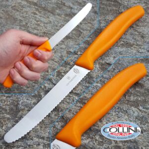 Victorinox - Orange - Messer Rundbordbrett - Küchenmesser 