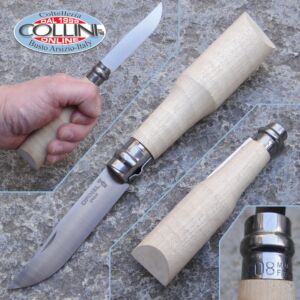Opinel - n.8 - Hobby Ahornholz - Klinge aus rostfreiem Stahl - Messer