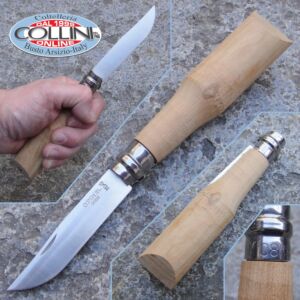 Opinel - n.8 - Hobby Olivenholz - Klinge aus rostfreiem Stahl - Messer