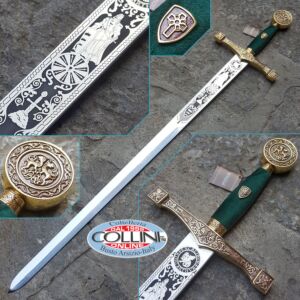 Marto - Excalibur Silber - Special Edition Grün - MA752 - historisches Schwert