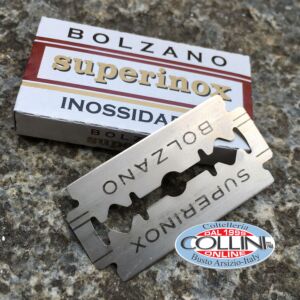 Bolzano - 5 Klingen aus rostfreiem Stahl für Shavette - Rasierklinge