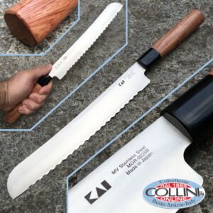 Kai Japan - Seki Magoroku Redwood MGR-0225B Brot - 20 cm - Küchenmesser