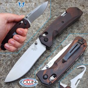 Benchmade - Grizzly Creek Folder Wood AxisLock Knife 15060-2 - messer