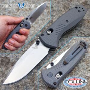 Benchmade - Mini Barrage 585-2 Axis Assist Knife Gray G-10 - messer
